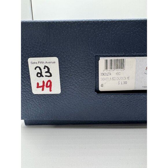 Dior B22 White Black Burgundy Gold Size 16 / EU 49 - Picture 7 of 12